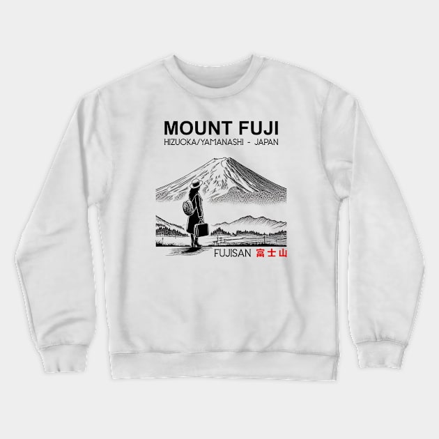 Fujisan Crewneck Sweatshirt by nrwahid